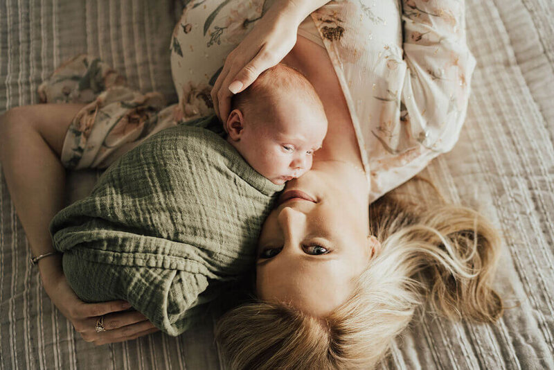 Jacksonville in home newborn photographer