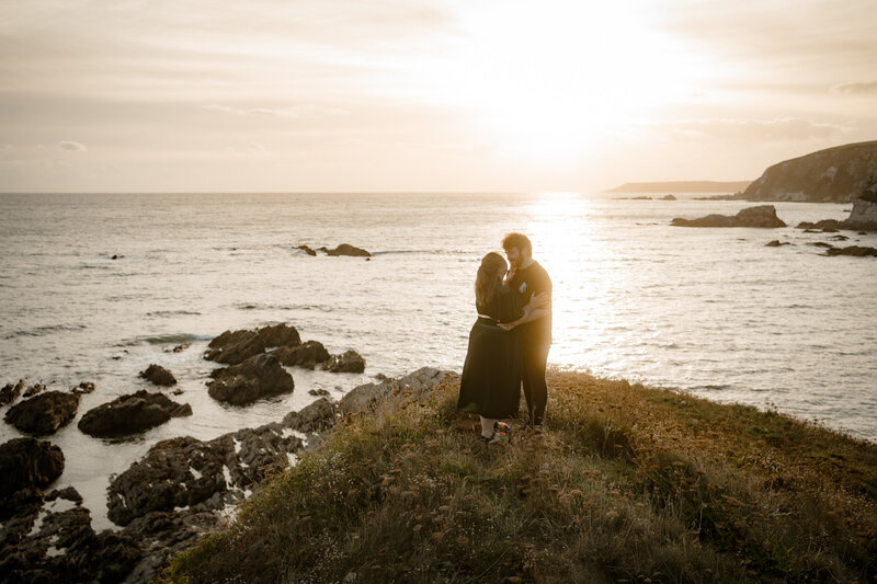 Couples photoshoot at Ayrmer Cove