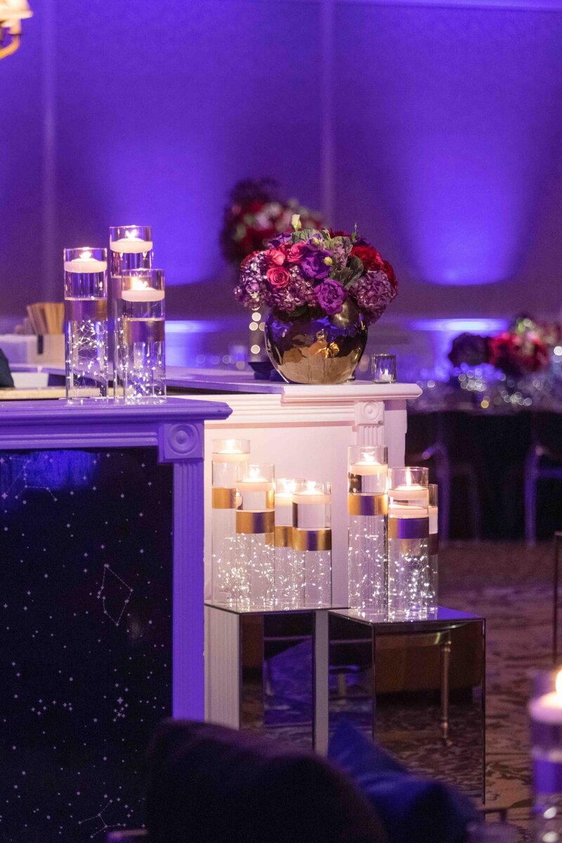 elegant holiday staff party