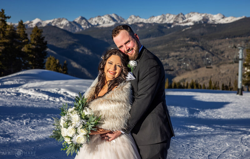 Pretty Winter Wedding at Vail Resort in Colorado