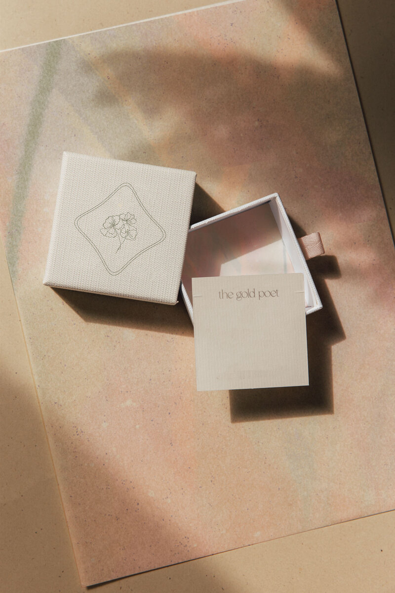 a jewelry box with a floral design on the lid