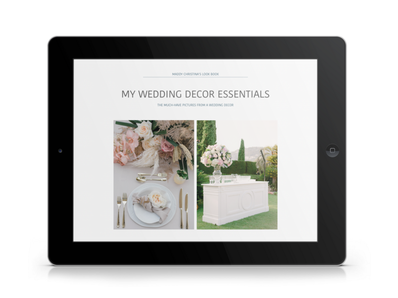 Maddy Christina -My Wedding Decor  Essentials