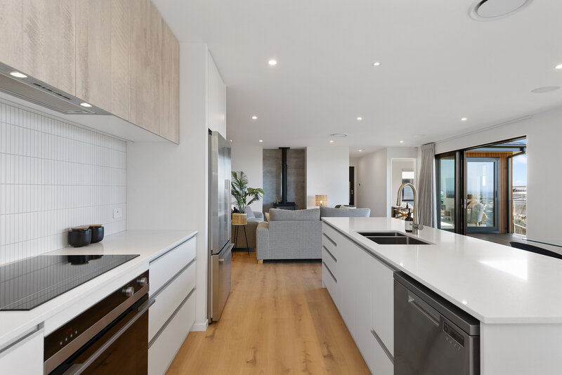 open plan kitchen