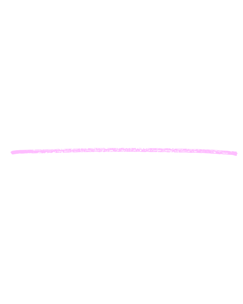Pink marker underline.