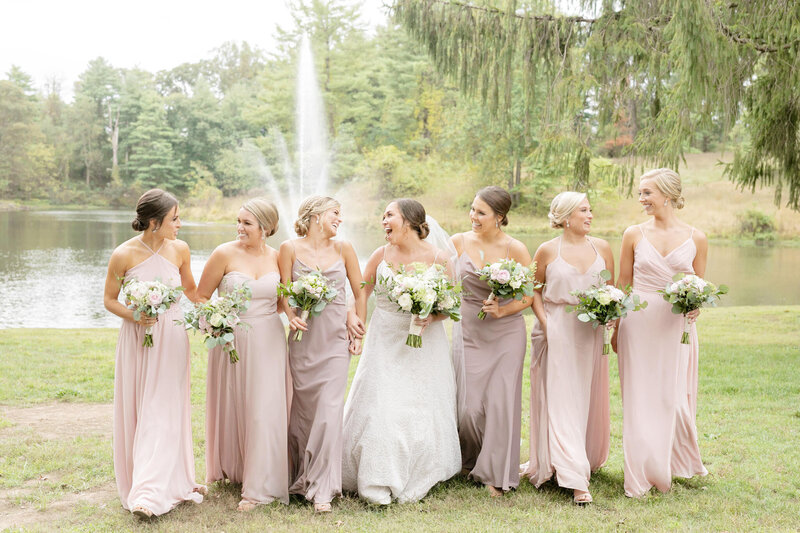 The reception hall at Airlie photographed by Northern Virginia Wedding Photographer