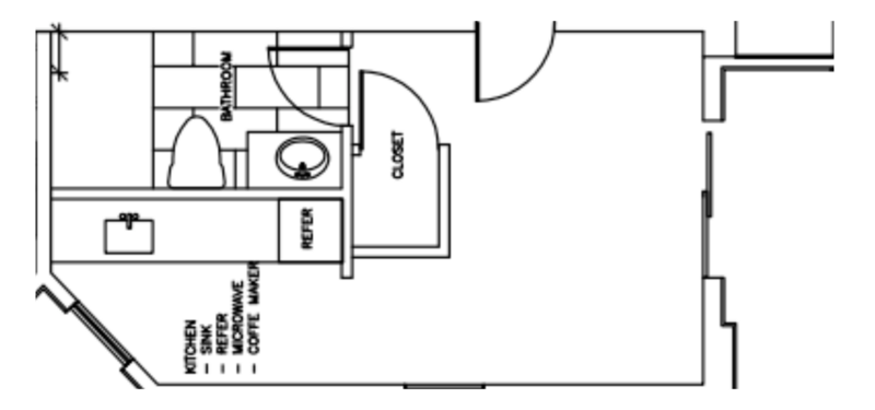 Blueprint of Sereny Suite Room