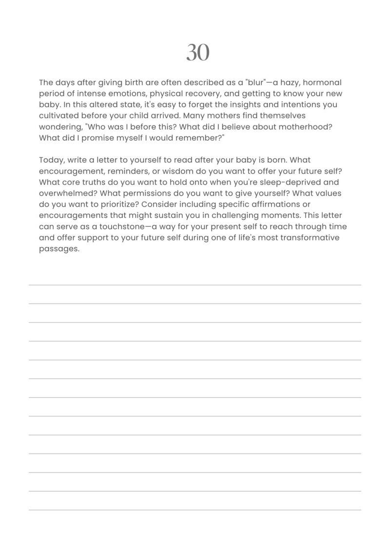 Becoming Mama — Mindset Journal (2)