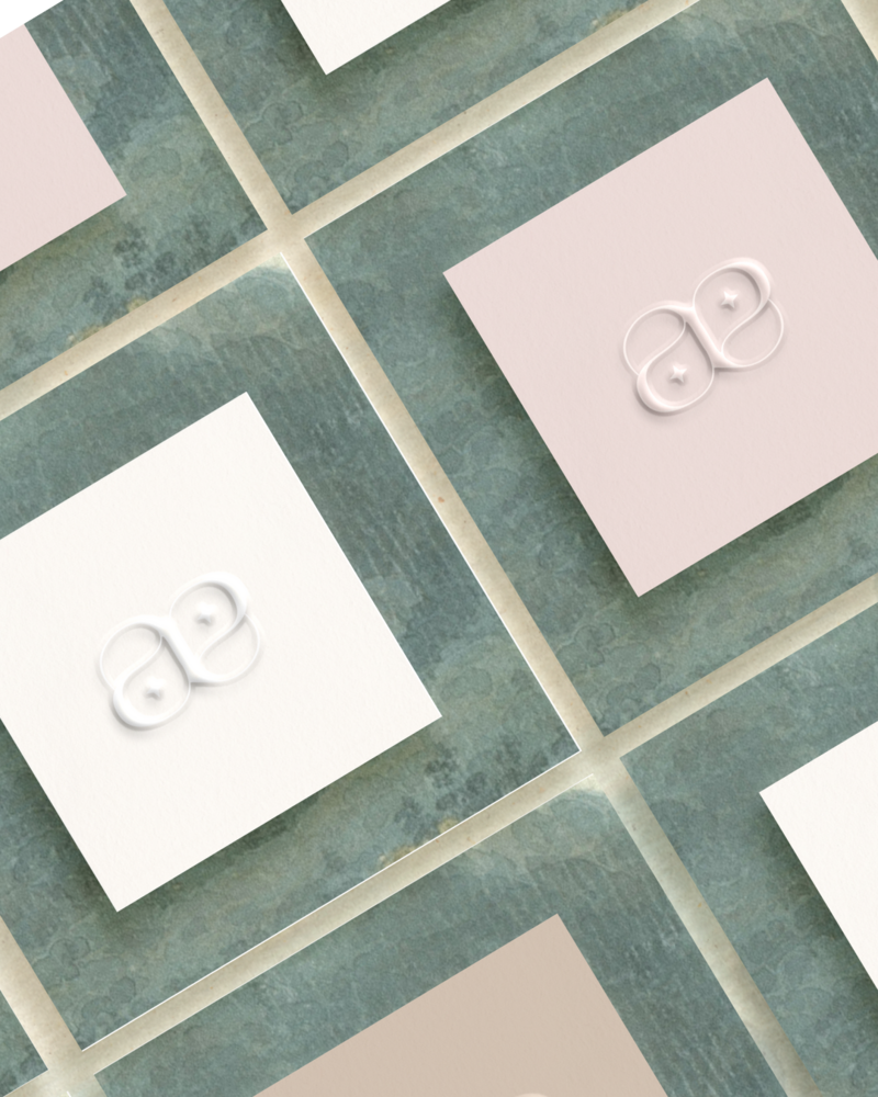 monogram for a yoga studio