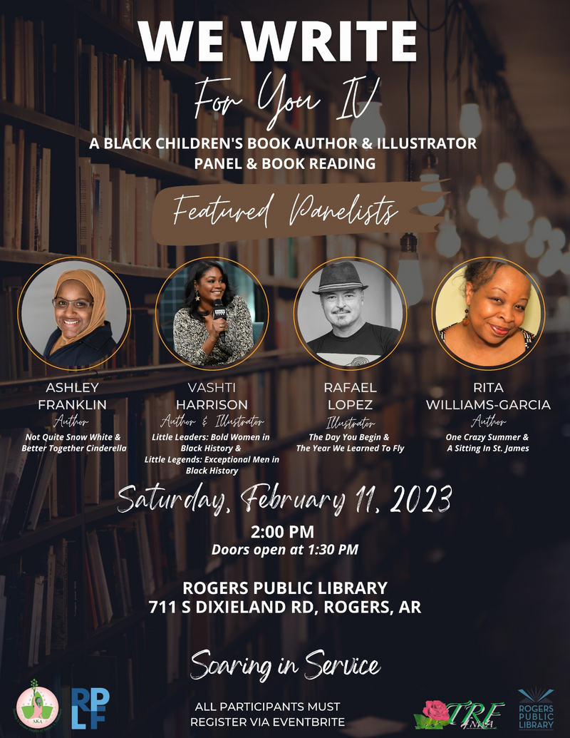 black children's book author virtual panel and book reading
