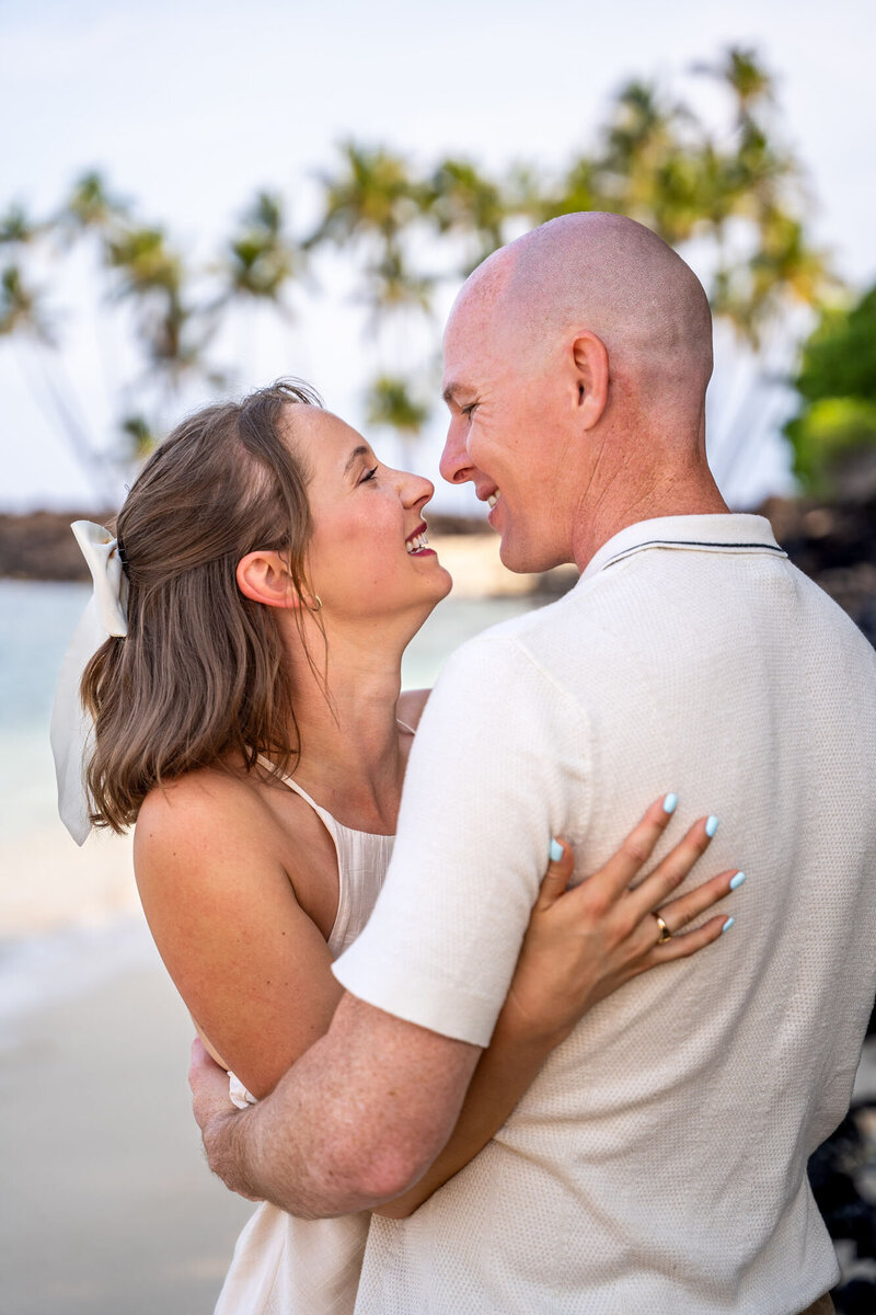 Couple portrait taken by one of the best Big Island photographers