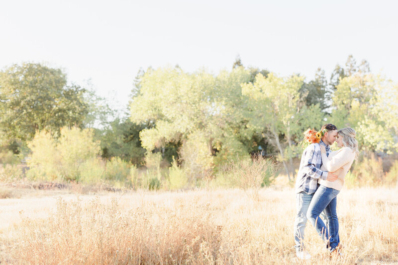 Fall Engagement Session at Verbena Fields