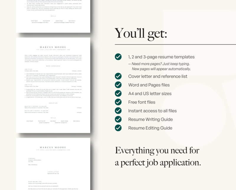 ATS-FRIENDLY RESUME + COVER LETTER