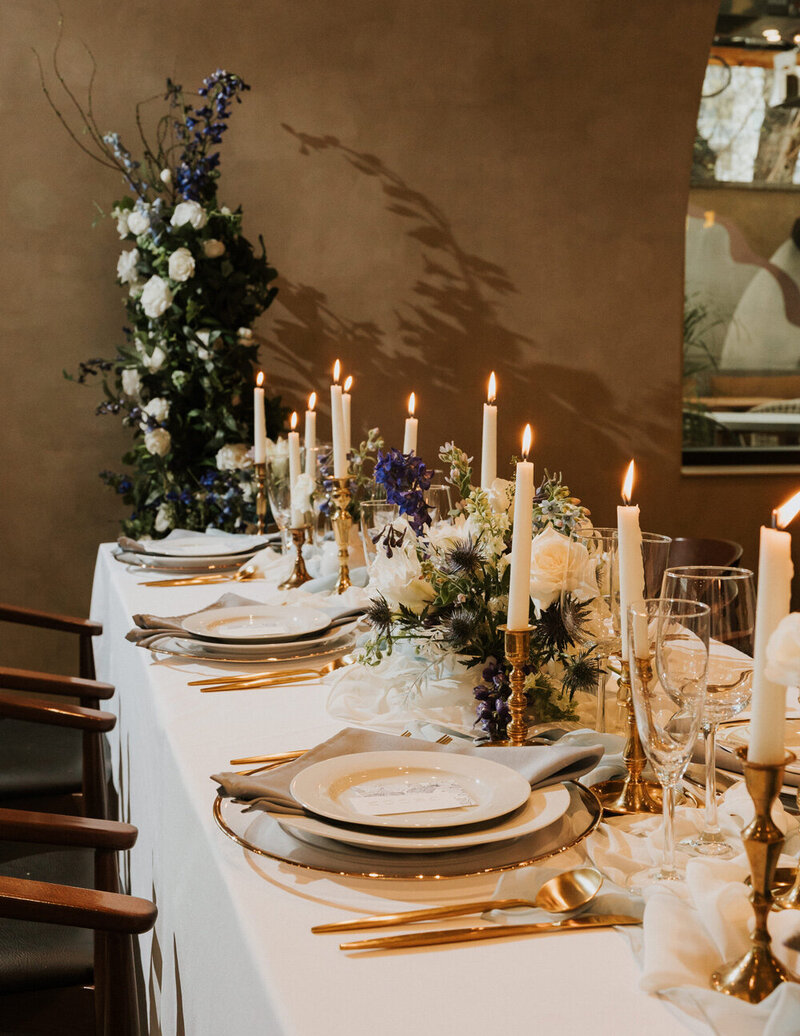 Brass candle holder 1-Rori Ranch Rentals