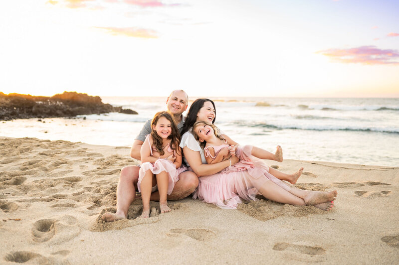 Four Seasons Hualalai Kona Family Photographer Sunset Session-83