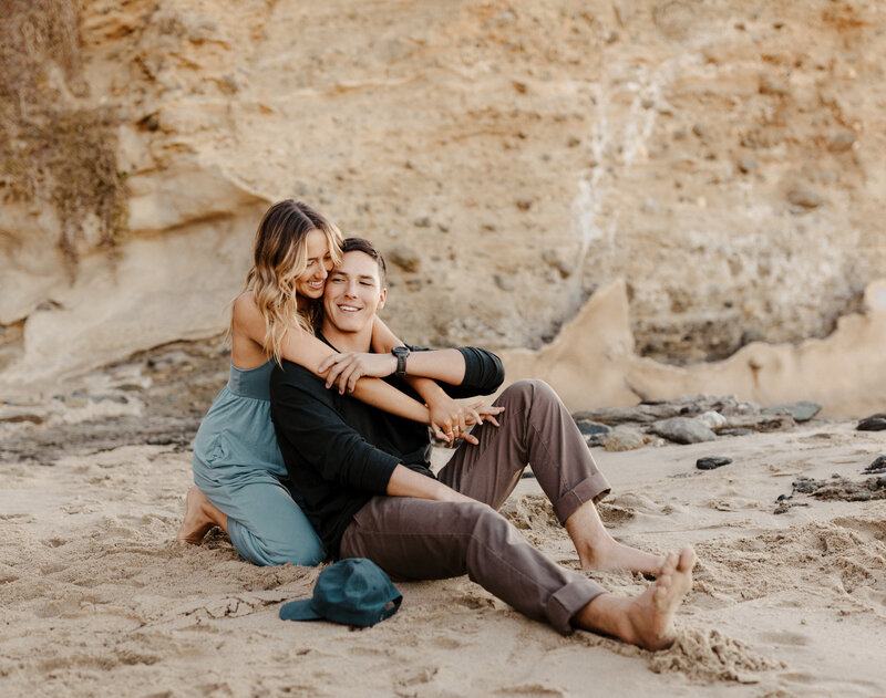 engagement session in Laguna Beach