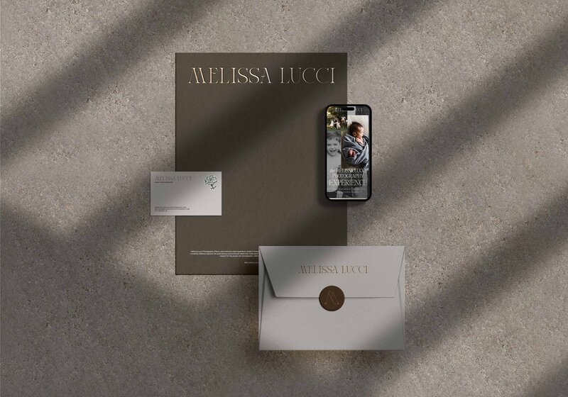 A tablet displaying a website page featuring three family photos, a puzzle piece graphic, and a block of centered descriptive text—perfect for showcasing small business branding or creative showit web design.