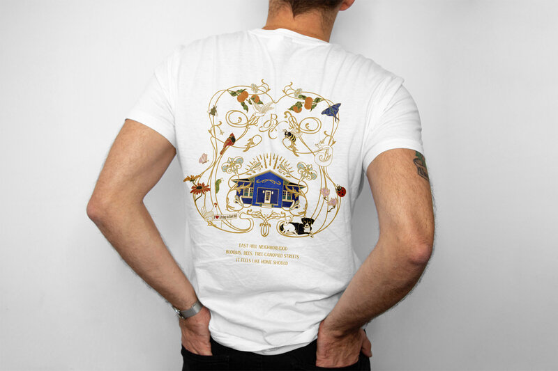 BHC Tshirt on White Mockup