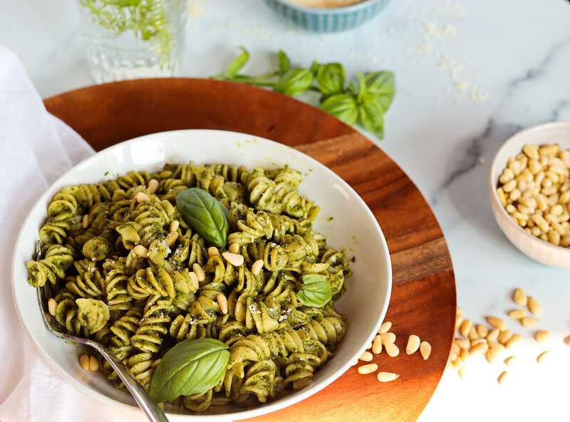 pesto pasta recipe Jackie O.