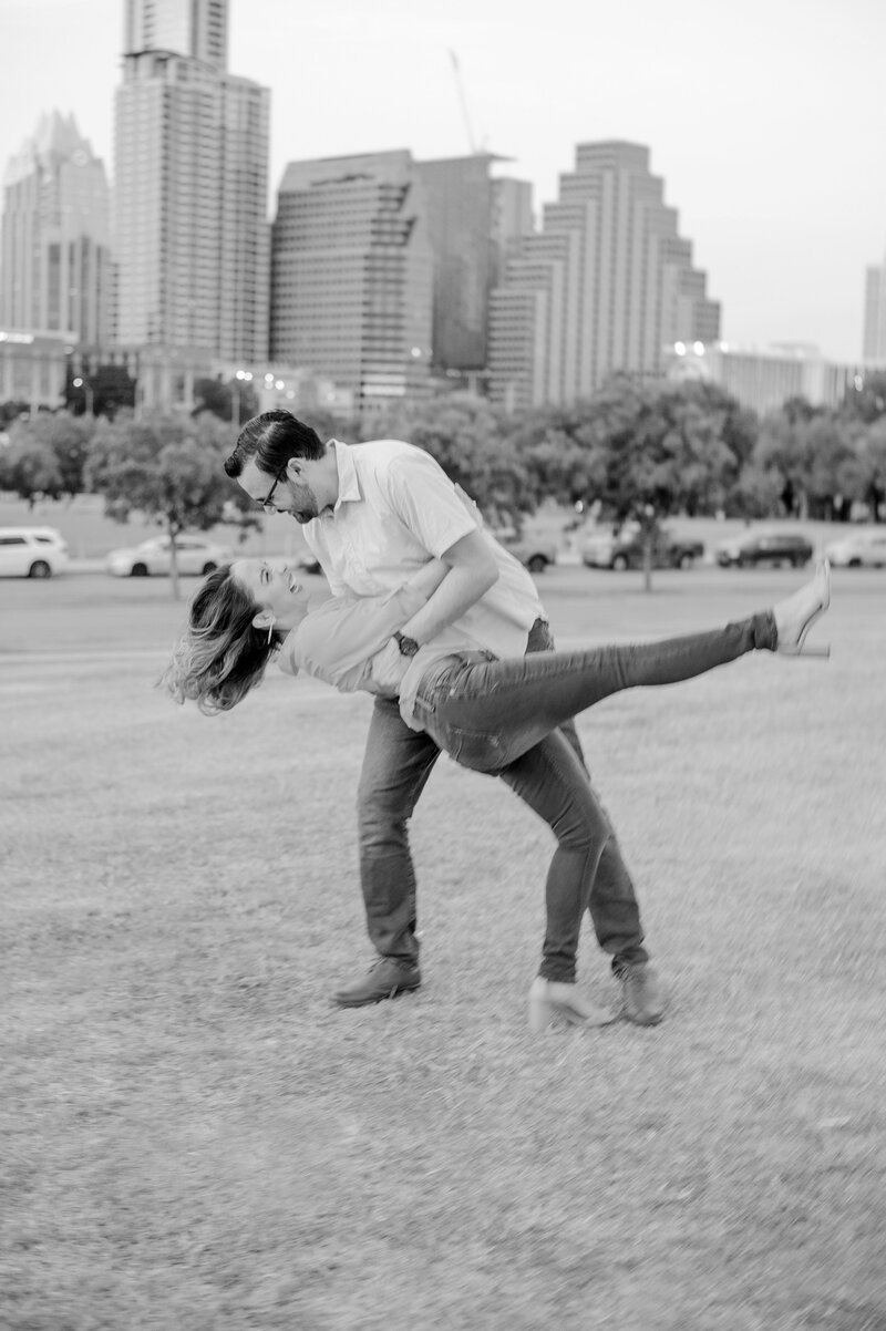 Downtown Austin Engagement + Texas Photographer