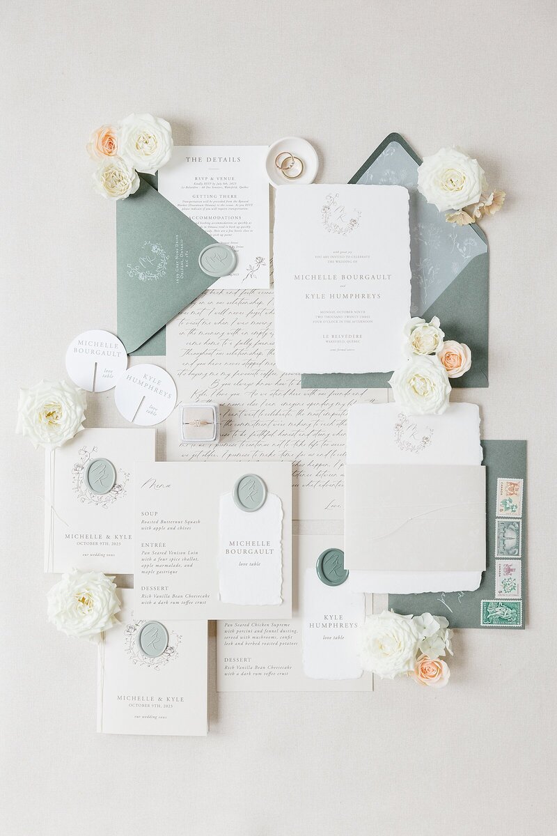 Bridal heels and ring flatlay, with styling by Ottawa photography coach Brittany Navin