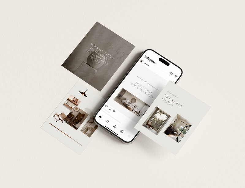 Earthy Instagram templates 4:5 Fern & Fig 12