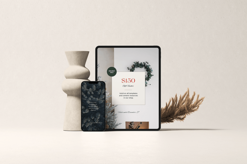 holiday mockup email-min