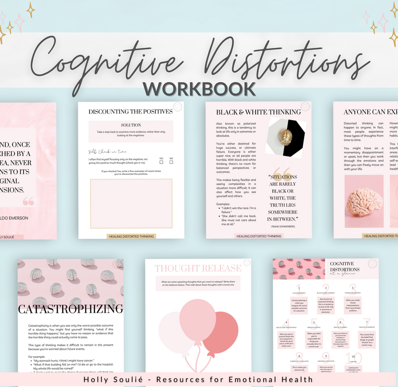 Distorted Thinking Workbook etsy listing (1)1