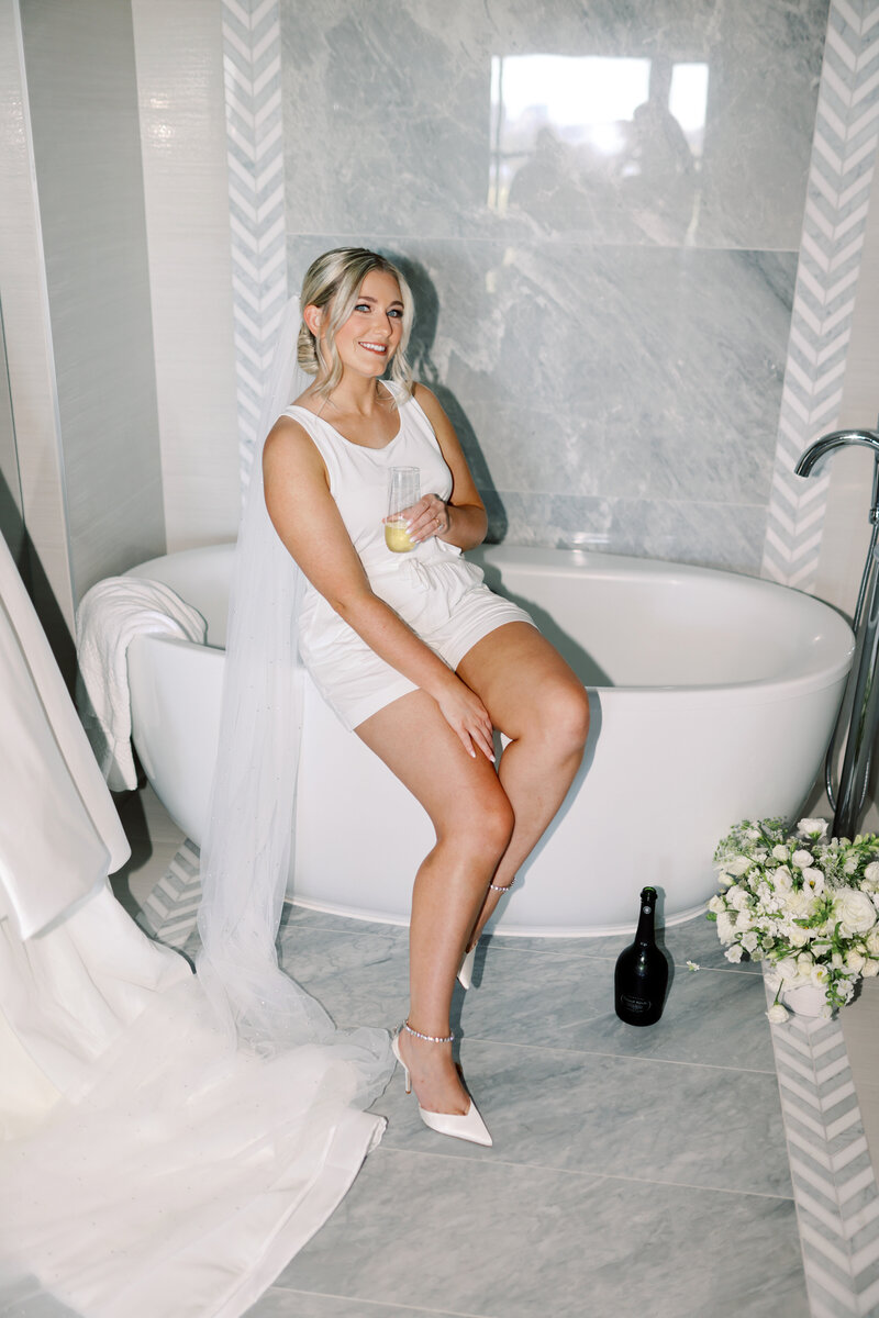 Modern Monochromatic Wedding in Washington DC 1