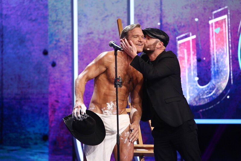 Brent Ray Fraser Pains Răzvan Exarhu on iUmor 2021 - 24