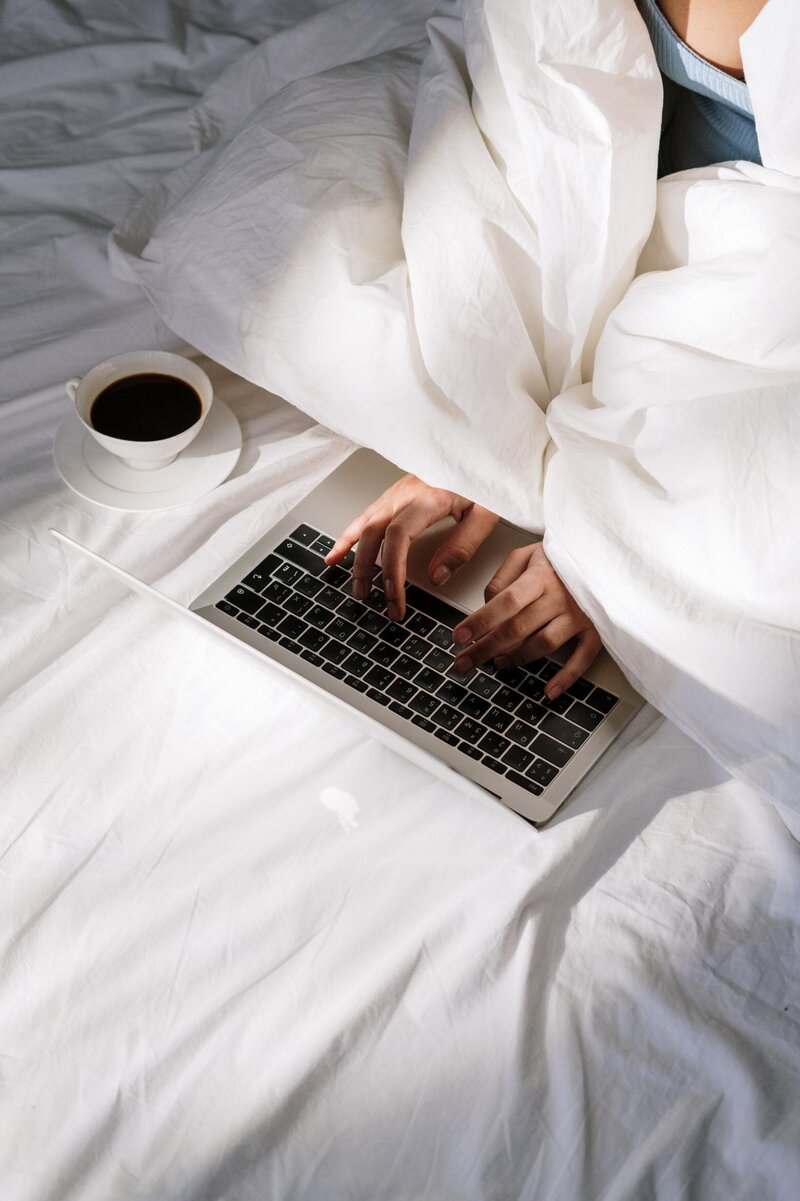 Woman Writing Email