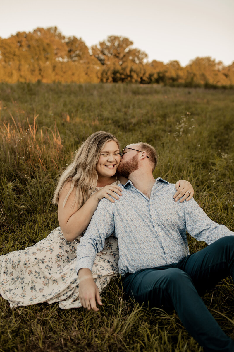 Engagement photoshoot in Batesville Arkansas