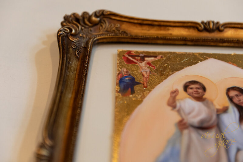 symbolic art of Jesus hand