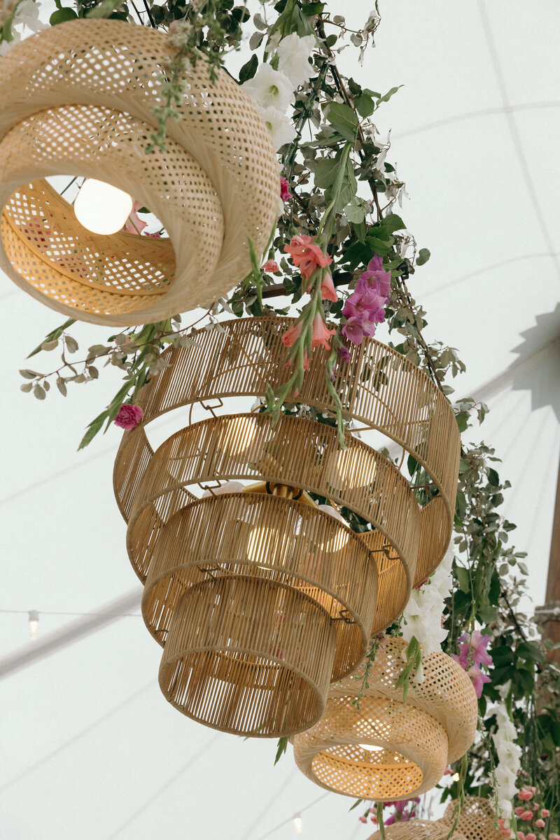 Couple exchanging lei during heartfelt elopement ceremony