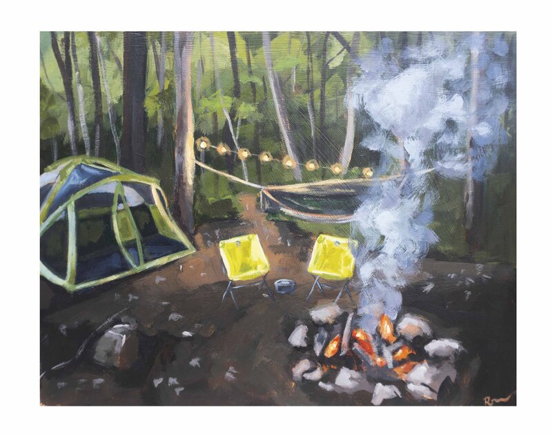 Wildcat Hollow print by Rachel Vaught Art