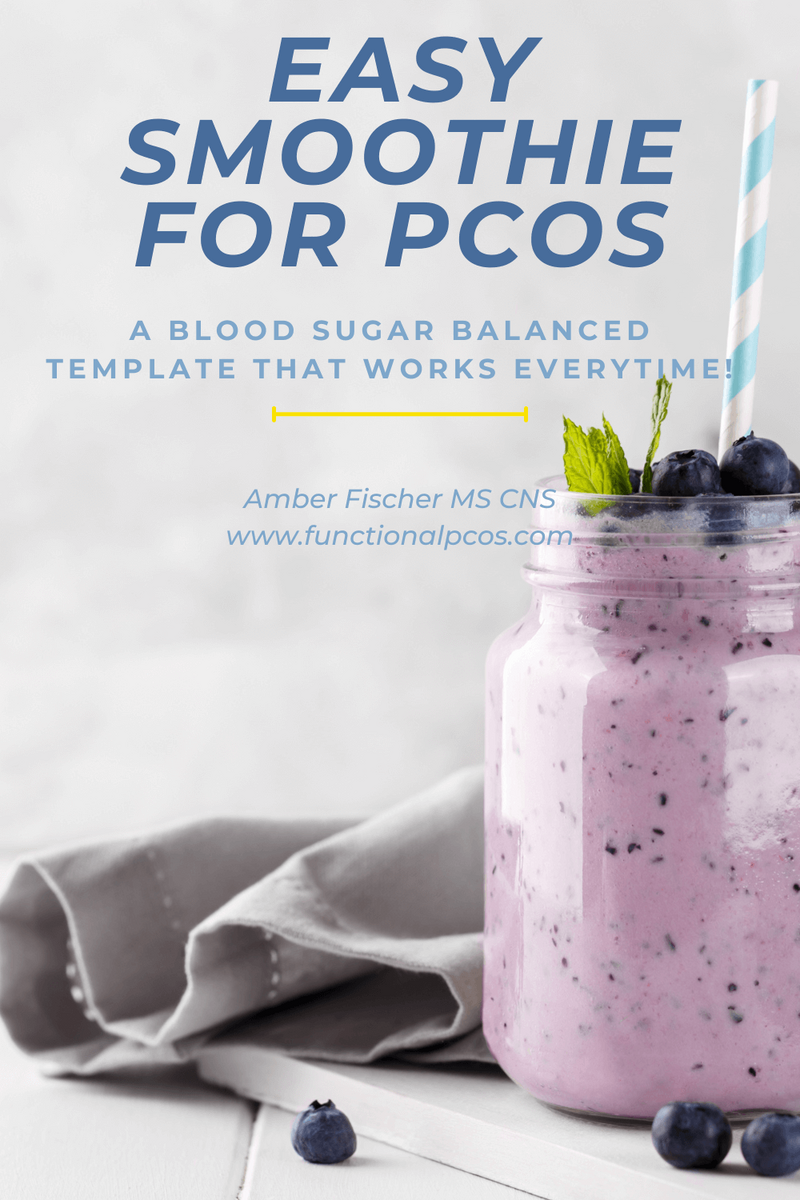 Easy smoothie for PCOS graphic