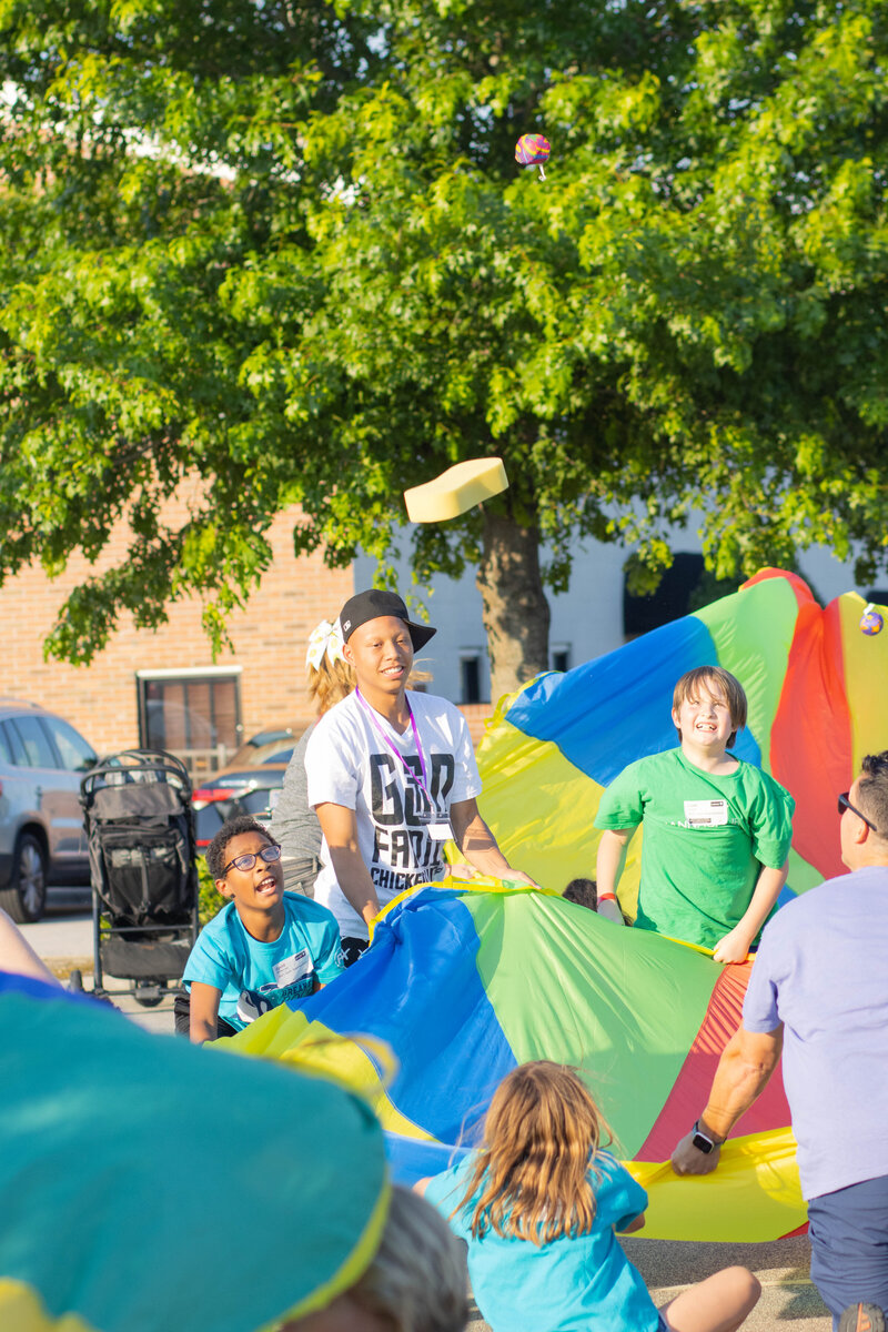 Group of kids in kids ministry at a non-denominational church in Fayetteville, NC.