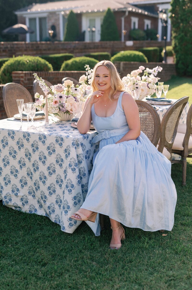 headshot of a blonde woman