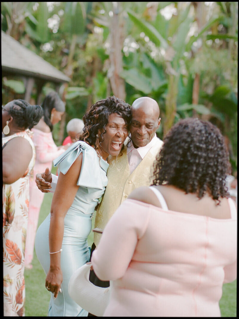 cocktail hour candid photo