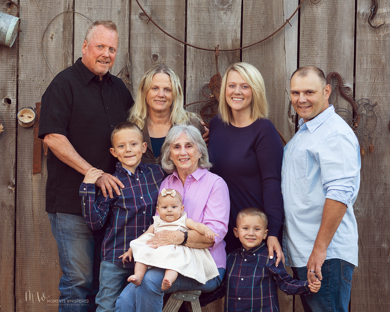 Outdoor family photo session in Columbia CA with Sherry Pratt Photography