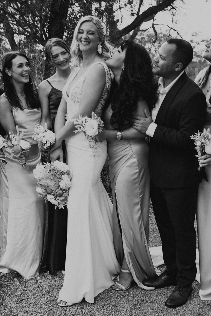 Wedding Party photos at Prospect House in Dripping Springs Texas 