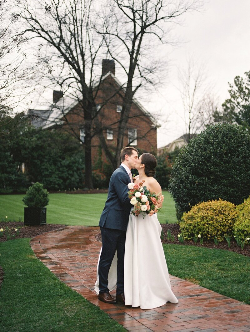 Raleigh Wedding-FILM-Casie Marie Photography-Merrimon Wynne House, NC-35