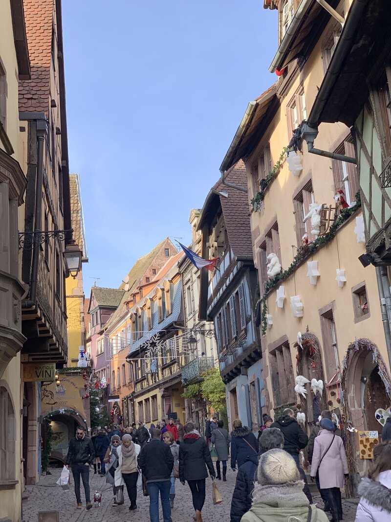 Riquewihr street’s Christmas France 