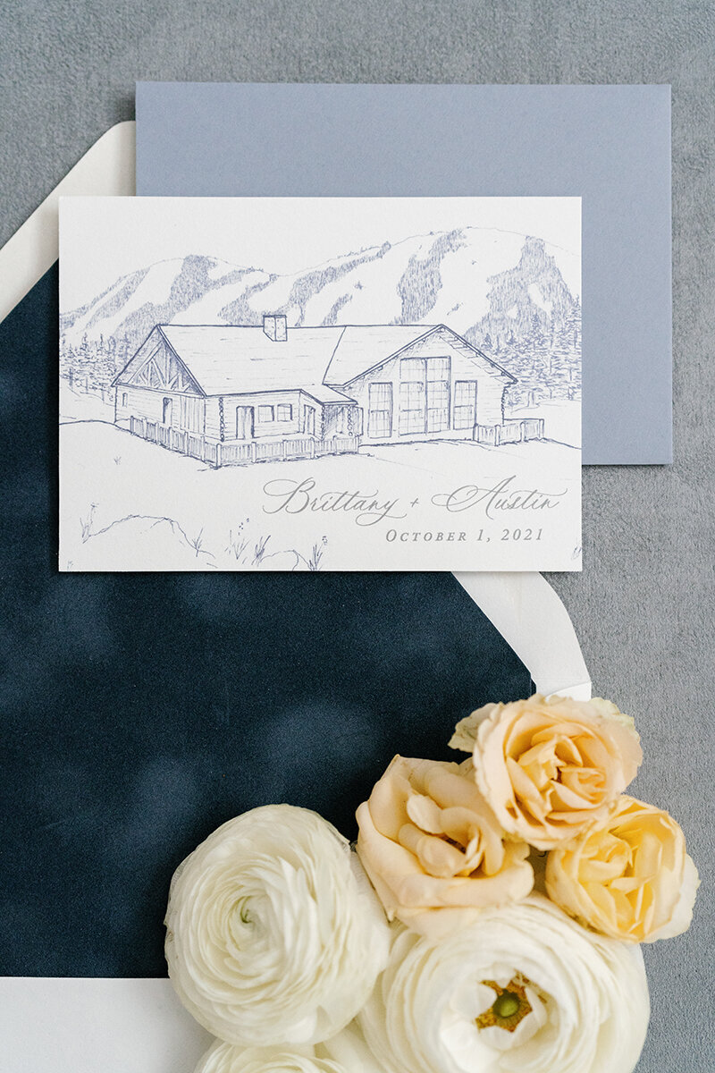 Velvet envelope liner