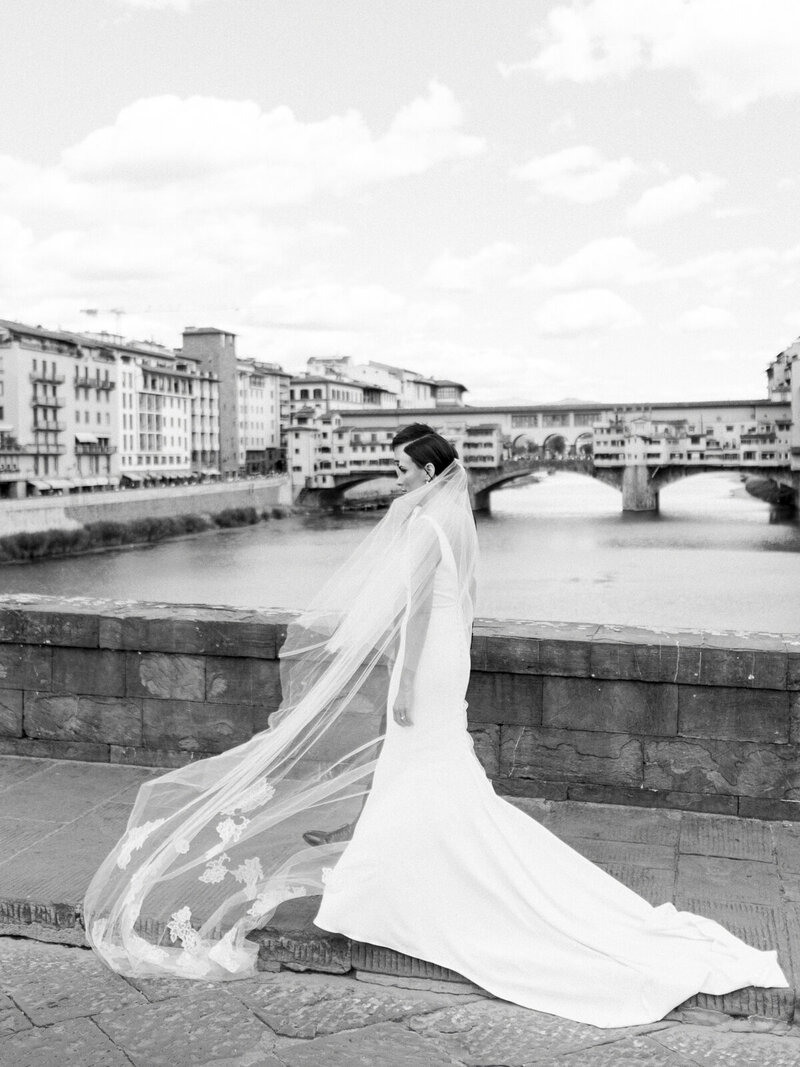 Wedding portraits in Florence Italy