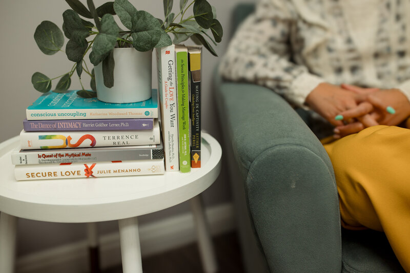 In-person couples therapy session at a Hermosa Beach therapy office near Los Angeles