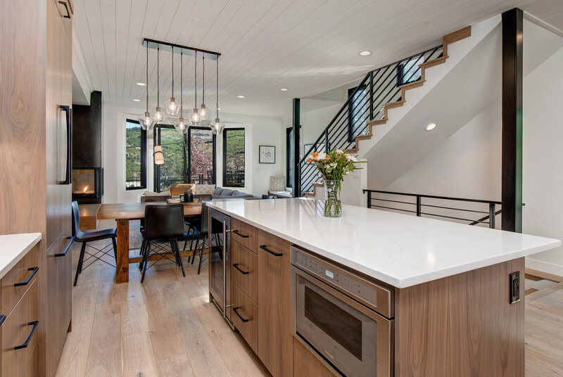 Stunning modern kitchen of Empire Retreat project by Midway interior designer Chalet + Co.