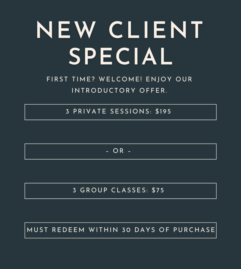 New Client Special prices