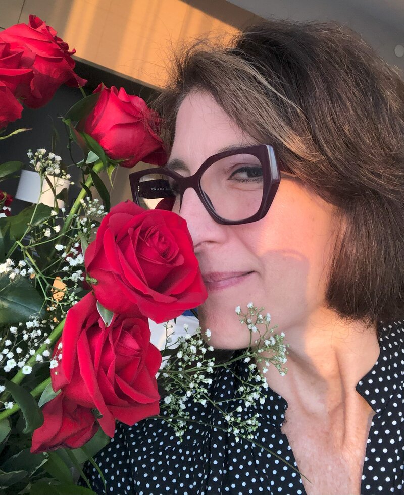 Kristen and Roses