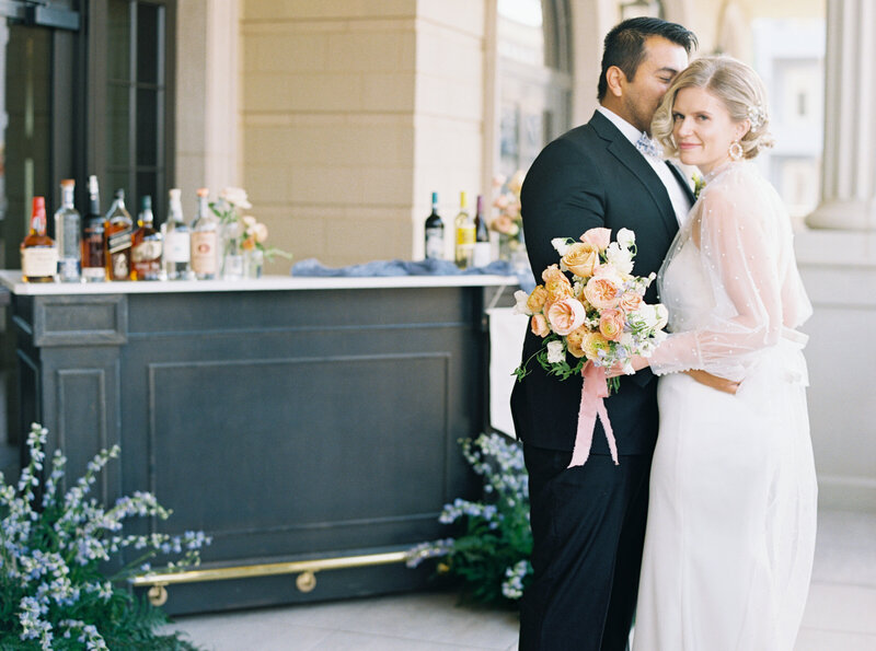 Indiana_Michigan_Wedding Planner_Hotel Carmichael_Carmel Indiana_Wedding Day Editorial_Husband & Wife_The Bar