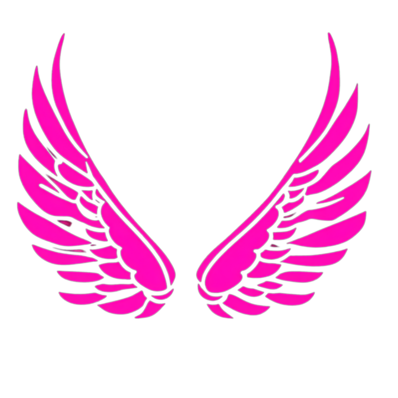 Edgy Angel Wings Design in Star of Rock Showit Template Representing Rock-and-Roll Spirit